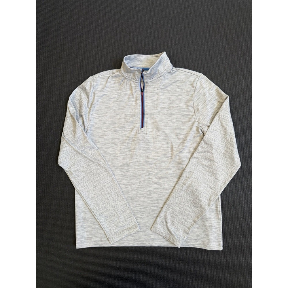 Vinyard Vines Performance Men's Gray Quarter Zip Size XS